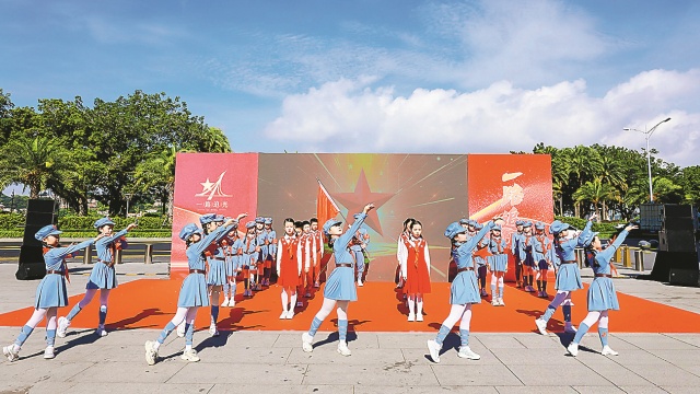 紅色線(xiàn)路“一路追光”!廈門(mén)市思明區(qū)打造城市國(guó)防教育展示帶